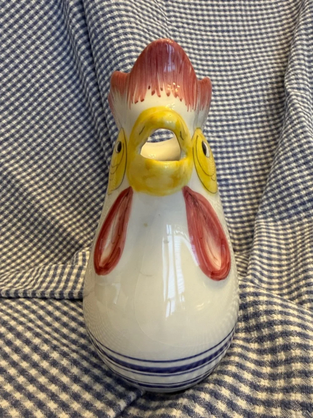 Fortebraccio Ceramiche, Italian Rooster Pitcher, Vintage Decor, Tuscan-inspired - Picture 2 of 11